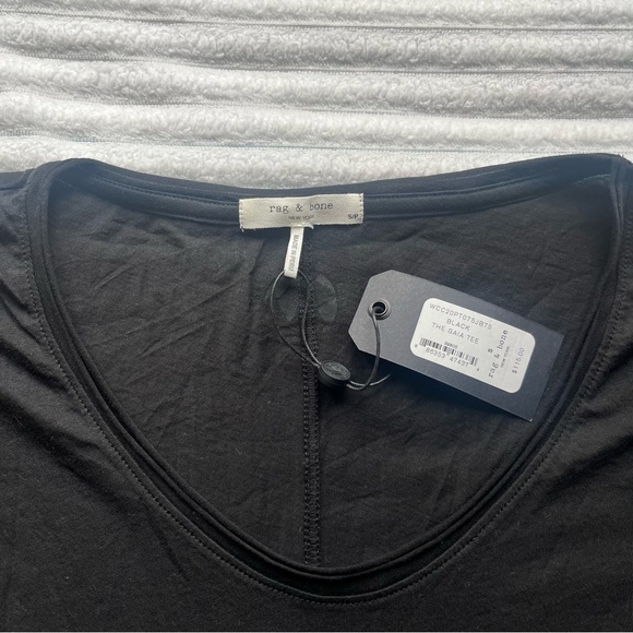 Rag & Bone Black Gaia Tee - Picture 4 of 8